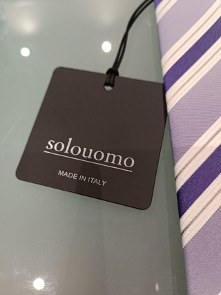 SoloUomo Cravatta Seta Made in Italy