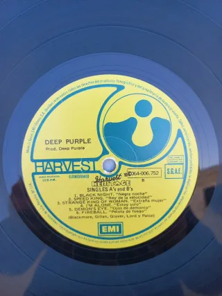 DEEP PURPLE Singles A's & B's Vinilo