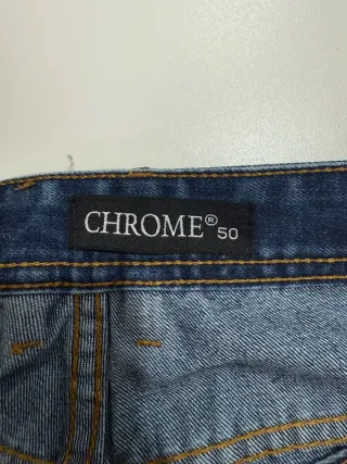 Jeans denim strappati taglia 50