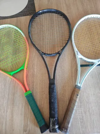 Lote 3 raquetas de tenis