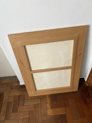 Quadro Batismo de Jesus emoldurado