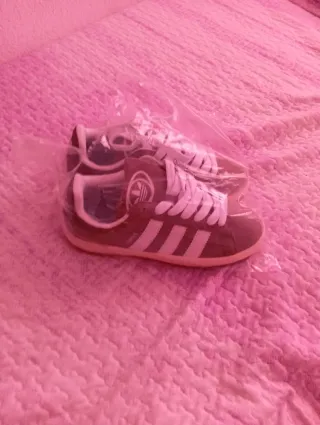 Zapatillas Adidas Campus Rosa y Blanco