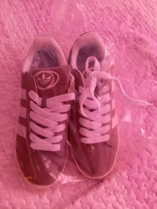 Zapatillas Adidas Campus Rosa y Blanco