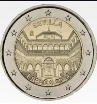 Moneda 2€ España 2024 Sevilla SC