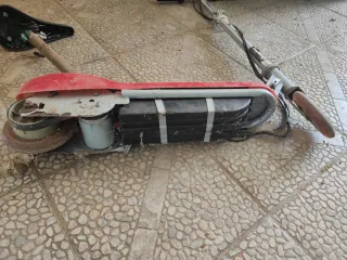 Patinete Eléctrico Plegable Rojo