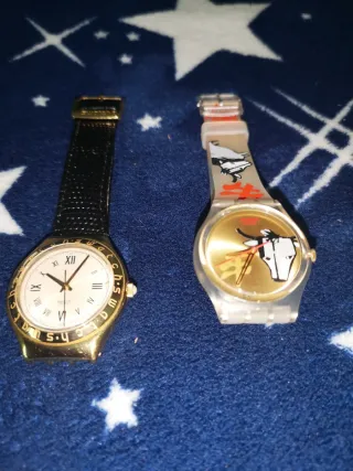 Lote 2 relojes Swatch colecciónistas