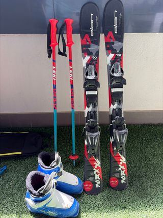 Conjunto esquí niño Elan MAXX 90