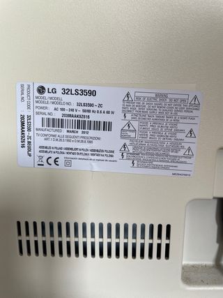 TV LG 32 pulgadas