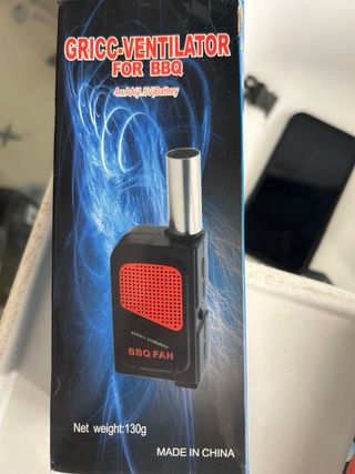 Ventilador BBQ Eléctrico Portátil