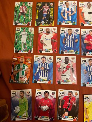 Colección de cromos de fútbol