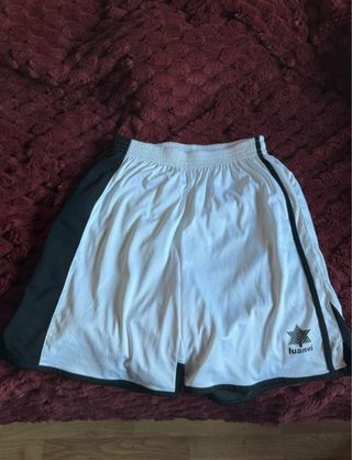 Pantalón corto Luanvi blanco y negro