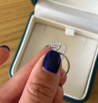 Anillo Oro Blanco 14K Diamante Lab 2.15ctw IGI