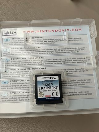 Juego Nintendo DS Brain Training Dr. Kawashima