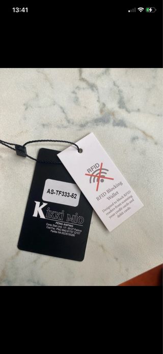 Portafoglio porta cellulare con piume