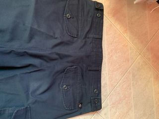 Pantaloni cargo blu uomo