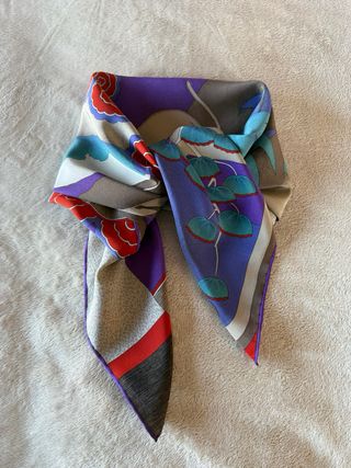 Foulard Vitaliano Pancaldi in Seta Vintage