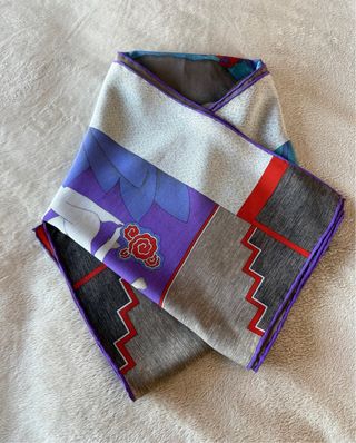Foulard Vitaliano Pancaldi in Seta Vintage
