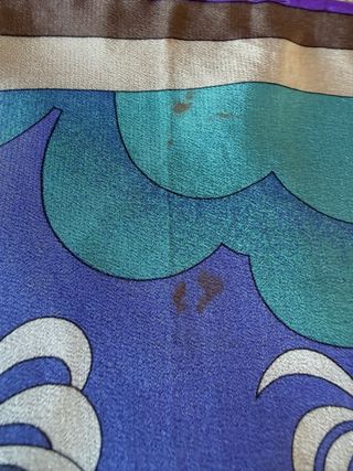 Foulard Vitaliano Pancaldi in Seta Vintage