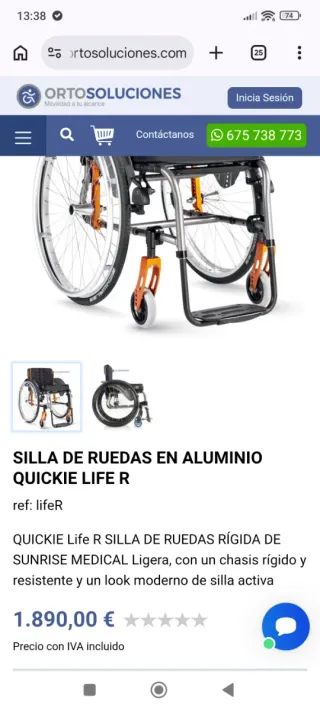 Silla de ruedas Quickie LifeR