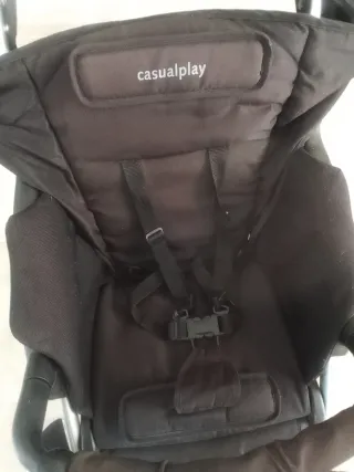 Carro de paseo Casualplay negro en perfecto estado