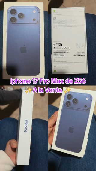 iPhone 17 Pro Max 256GB Azul Sellado