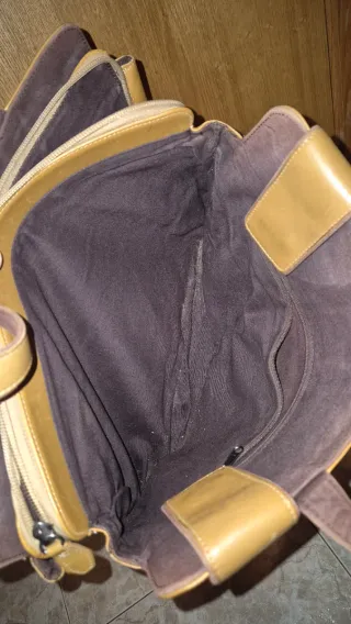 Bolso Zara Piel Beige