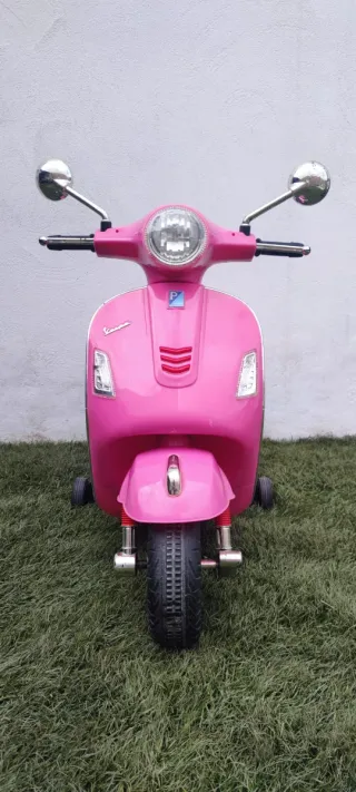 Vespa Rosa Batería Infantil