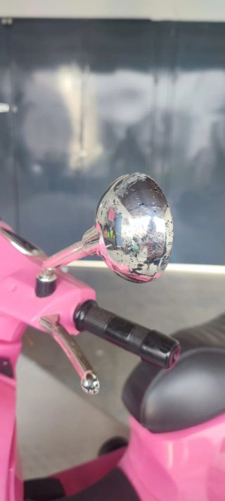 Vespa Rosa Batería Infantil