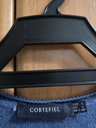 Jersey azul hombre talla L. CORTEFIEL. 3 EUROS