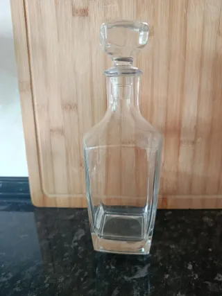 Jarra y decantadores de cristal vintage