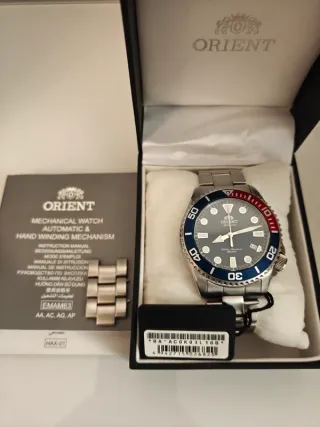 Reloj Diver Orient Triton Pepsi - Full Set