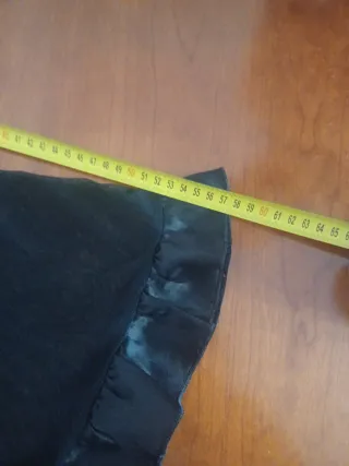 Camisón Babydoll Negro con Rayas