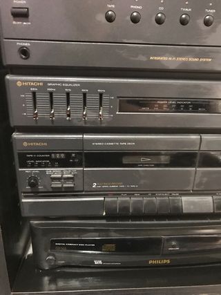 Cadena Hi-Fi Hitachi Completa