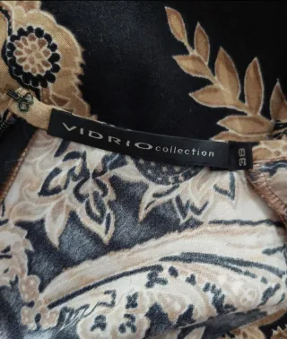 Vestido estampado paisley