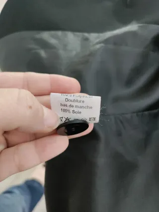 Blazer Gérard Darel negra elegante T38