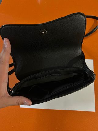 Bolso bandolera negro básico
