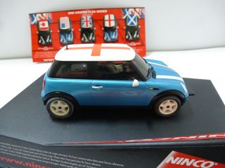 Ninco NUEVO Mini Cooper "England" FLAG SERIES