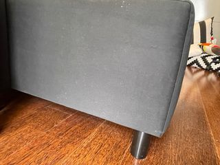 Sofá-cama IKEA LUGNVIK Preto com Chaise longue