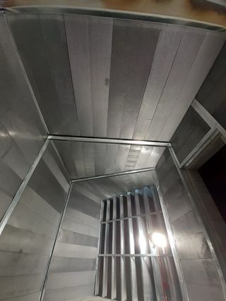 Conducto de ventilación metálico