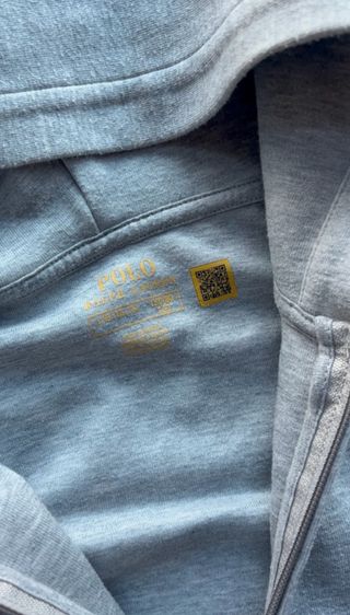 Chaqueta Polo Ralph Lauren Gris Talla L Niño