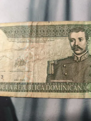 Billete 10 Pesos Oro República Dominicana 2003