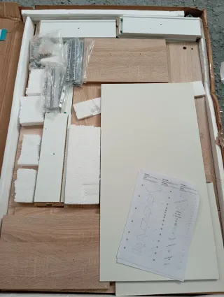 Movian Rectangular Escritorio de ordenador con 3