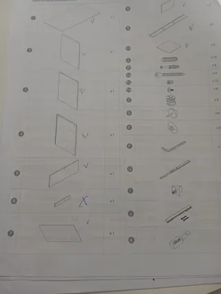 Movian Rectangular Escritorio de ordenador con 3