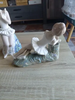 2 Figuras Bailarina Cerámica Ramón Inglés