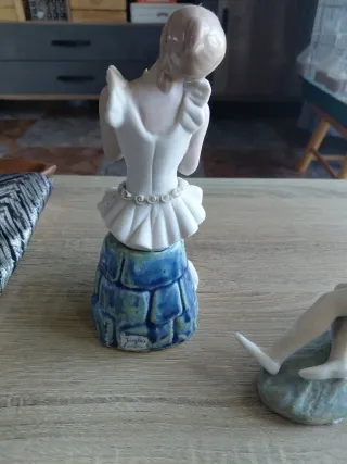 2 Figuras Bailarina Cerámica Ramón Inglés