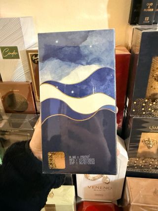 Perfume Moonlit Azul y Dorado