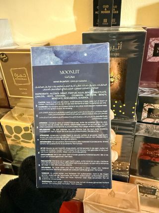 Perfume Moonlit Azul y Dorado