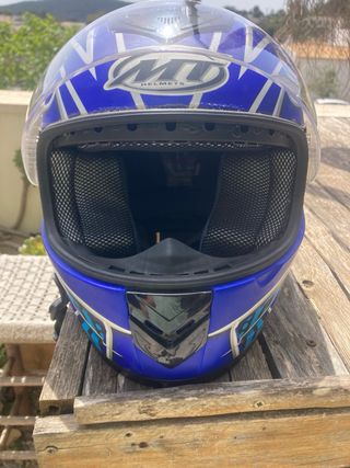 Casco Moto MT Imola 111 Azul
