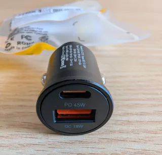 Cargador Coche Essager 45W USB-A + USB-C