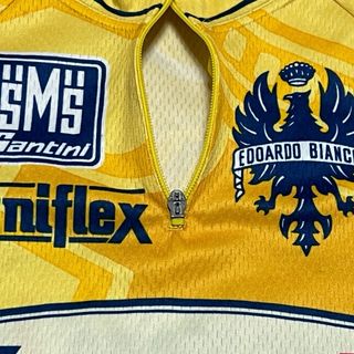 Vintage 1998 Santini Mercatone Uno Cycling Jersey